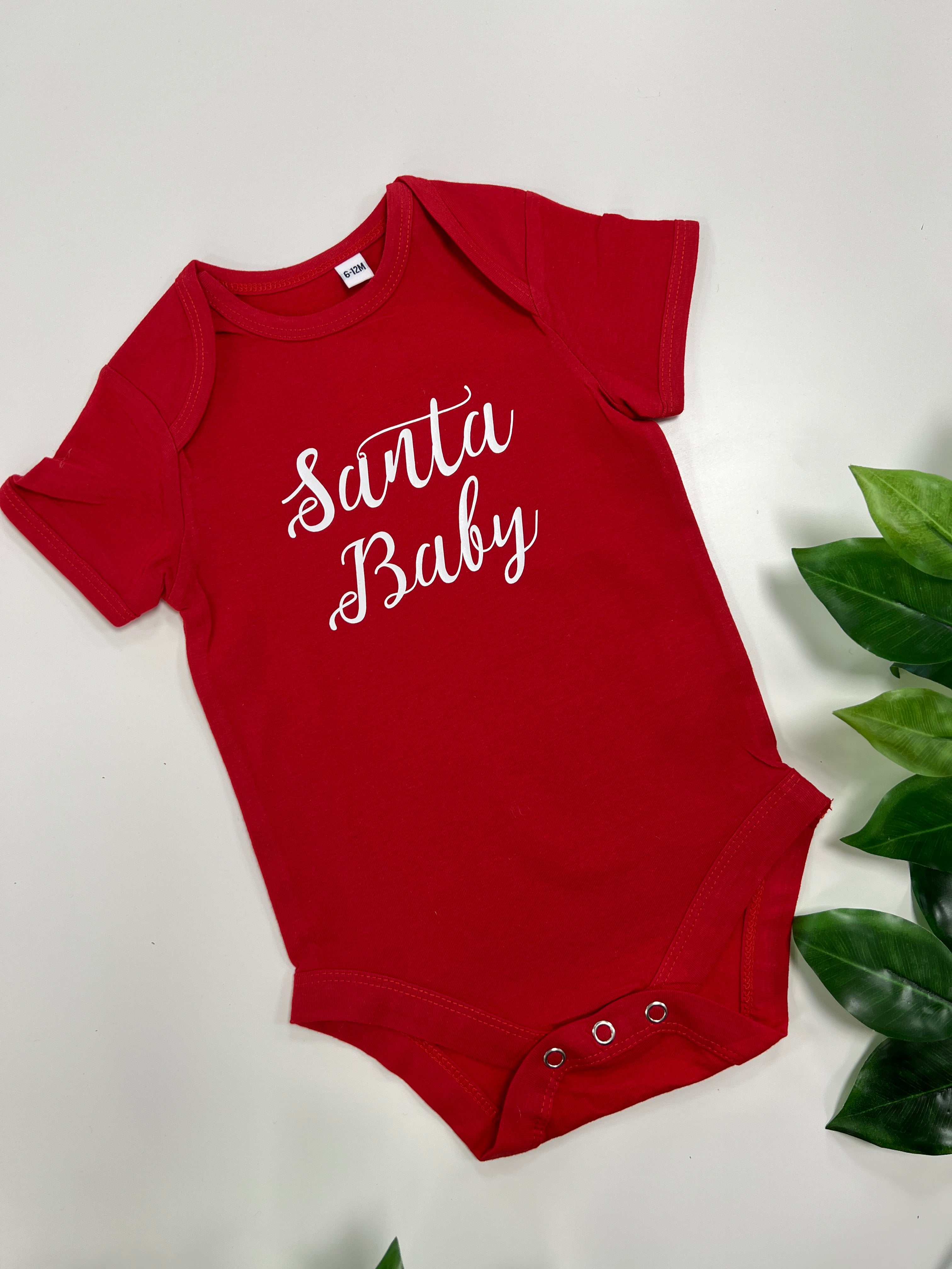 Santa baby bodysuit sale