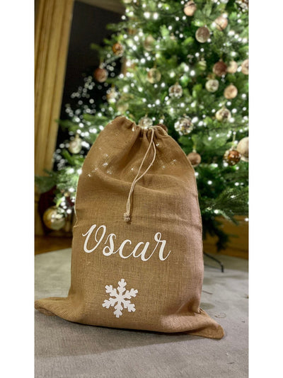 Personalised Santa Sacks | Stockings for Christmas | Kids Gift Bags | Christmas Eve Box | Custom xmas gift | Personalize Stocking Stuffer