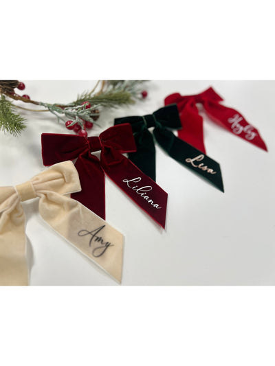 Personalised Christmas Table Name Place