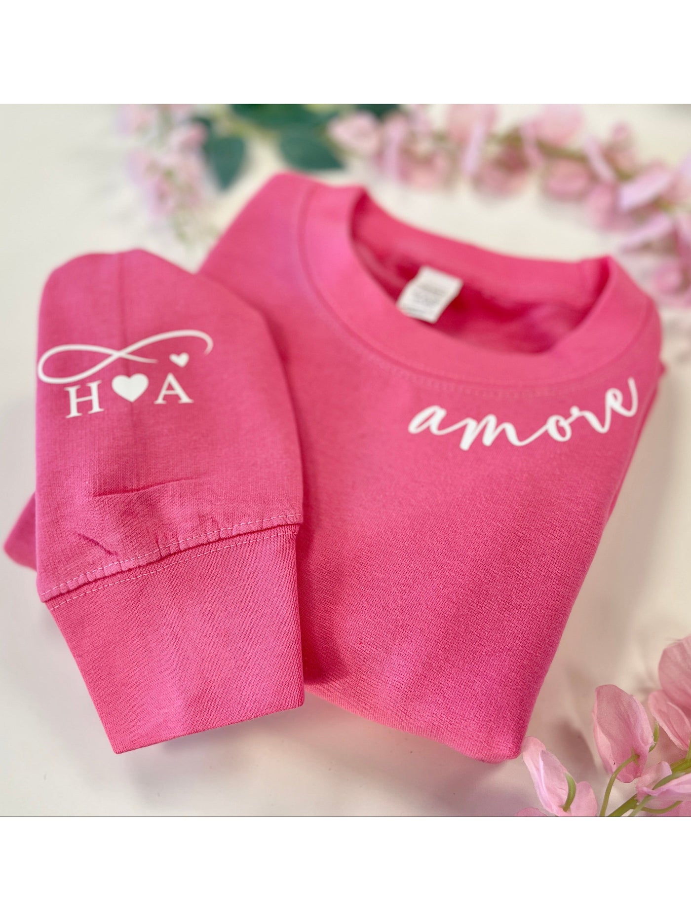 Personalised Valentines Day Amore Sweater