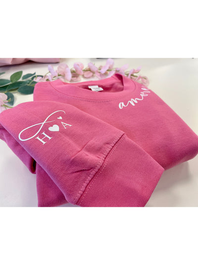 Personalised Valentines Day Amore Sweater