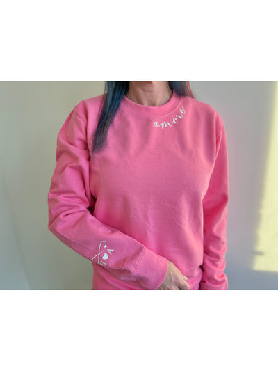 Personalised Valentines Day Amore Sweater