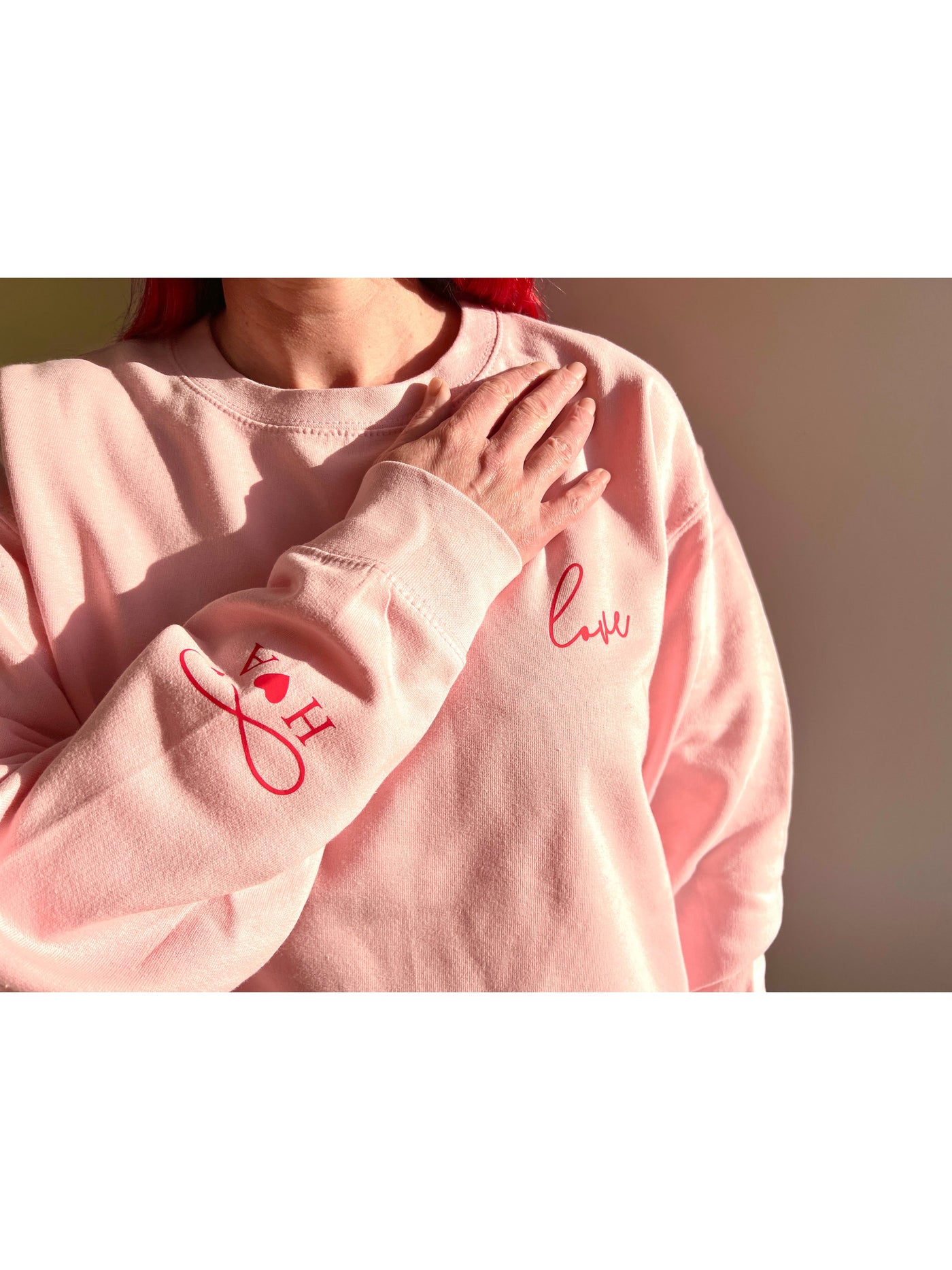 Personalised Valentines Day Love Sweatshirt