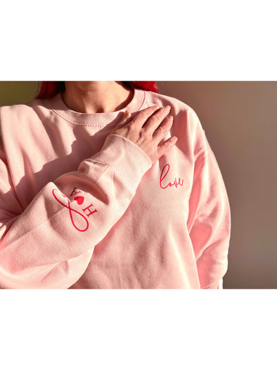 Personalised Valentines Day Love Sweatshirt