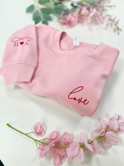 Personalised Valentines Day Love Sweatshirt