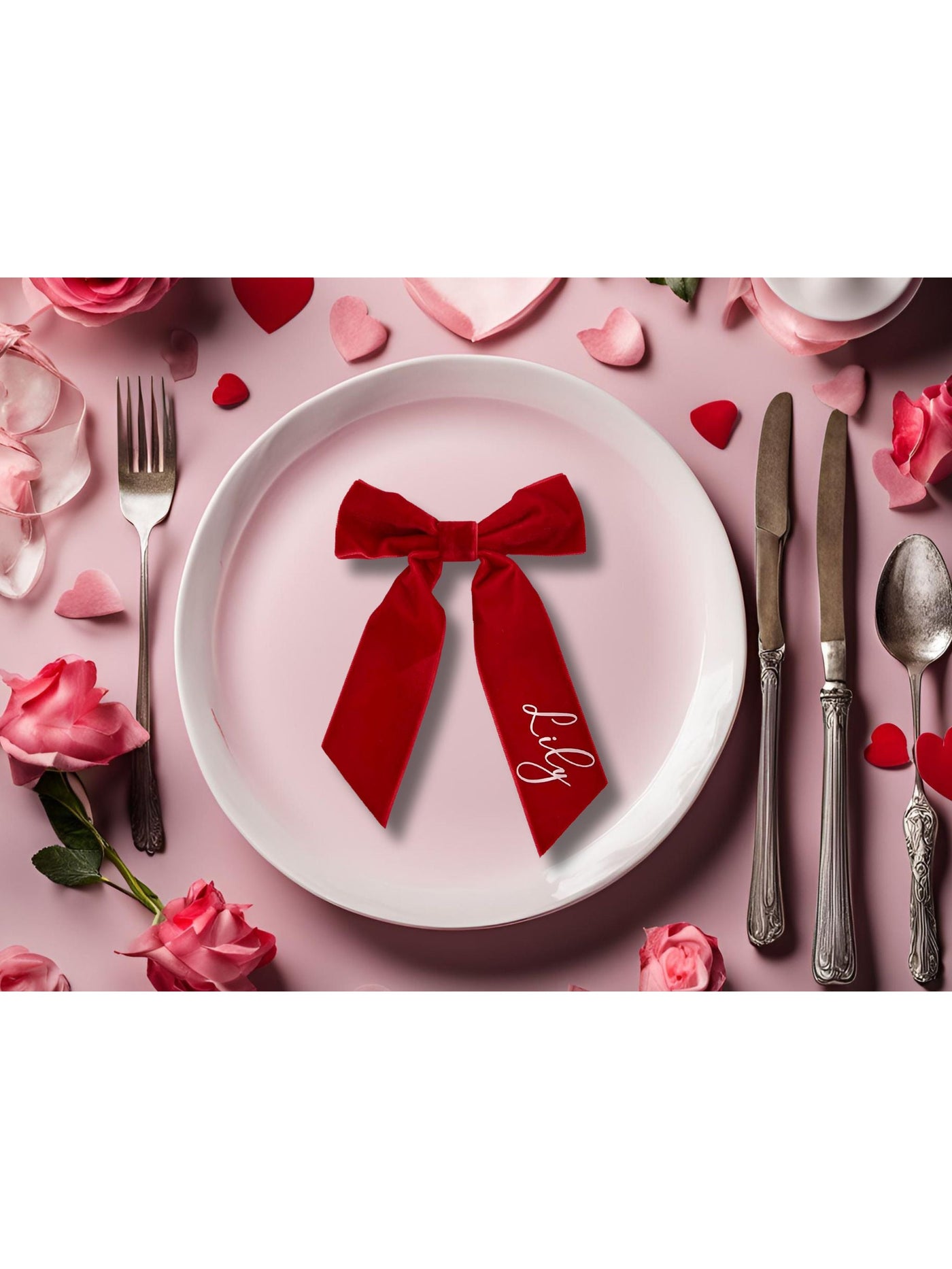 Personalised Galentine Place Setting