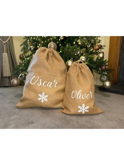 Personalised Santa Sacks | Stockings for Christmas | Kids Gift Bags | Christmas Eve Box | Custom xmas gift | Personalize Stocking Stuffer